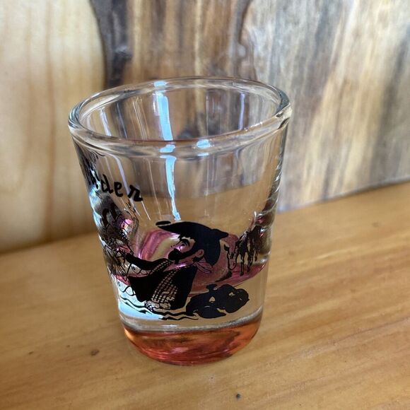 1950s Western Themed Novelty Shot Glass Set Of 4 Vintage - Picture 3 of 11